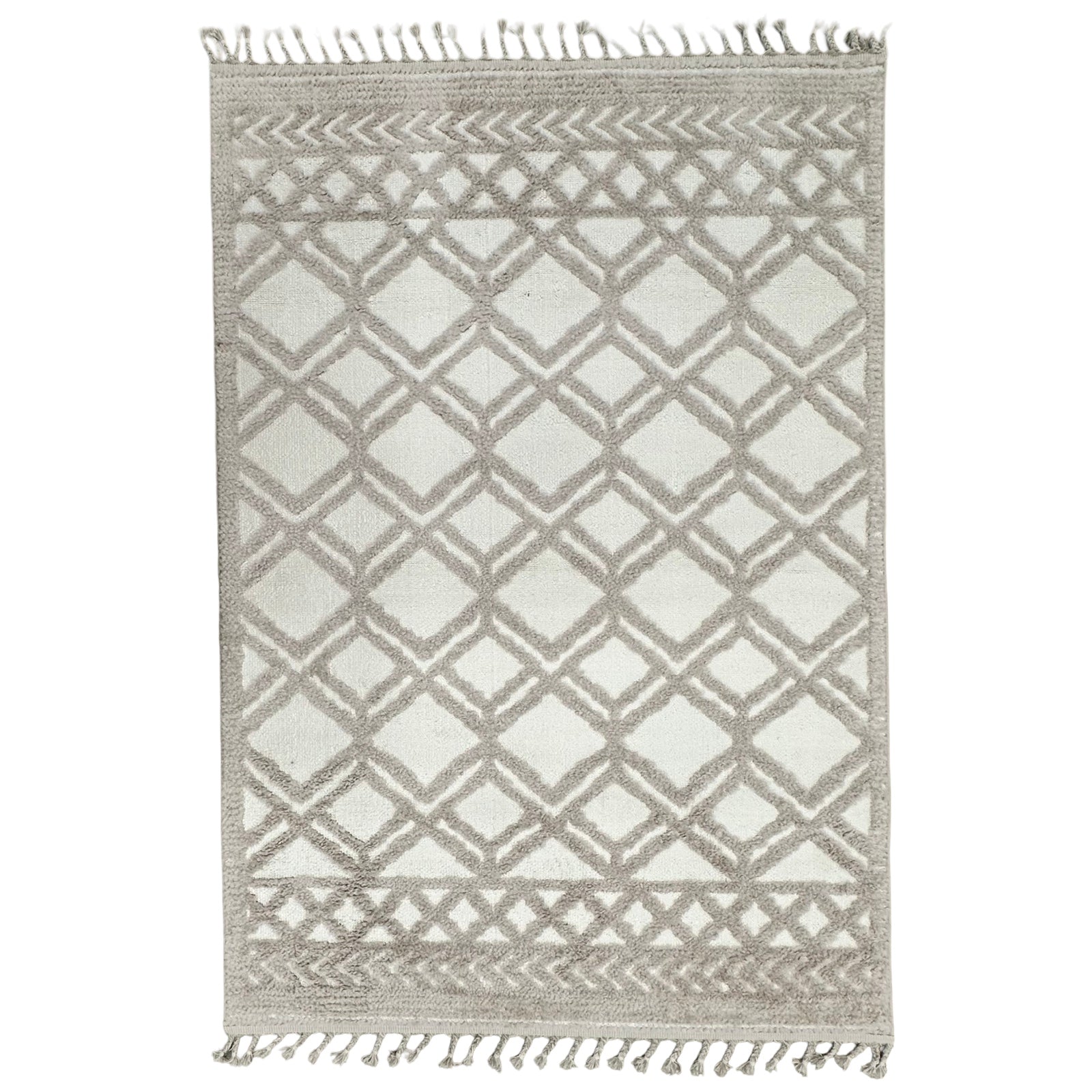230 x 160 cm Moroccan Style Diamond Pattern Rug