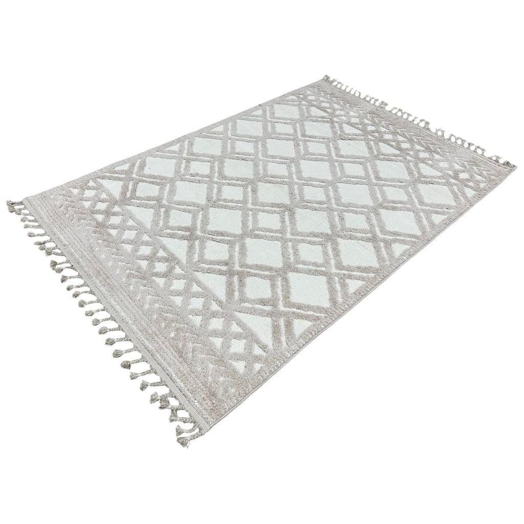 230 x 160 cm Moroccan Style Diamond Pattern Rug