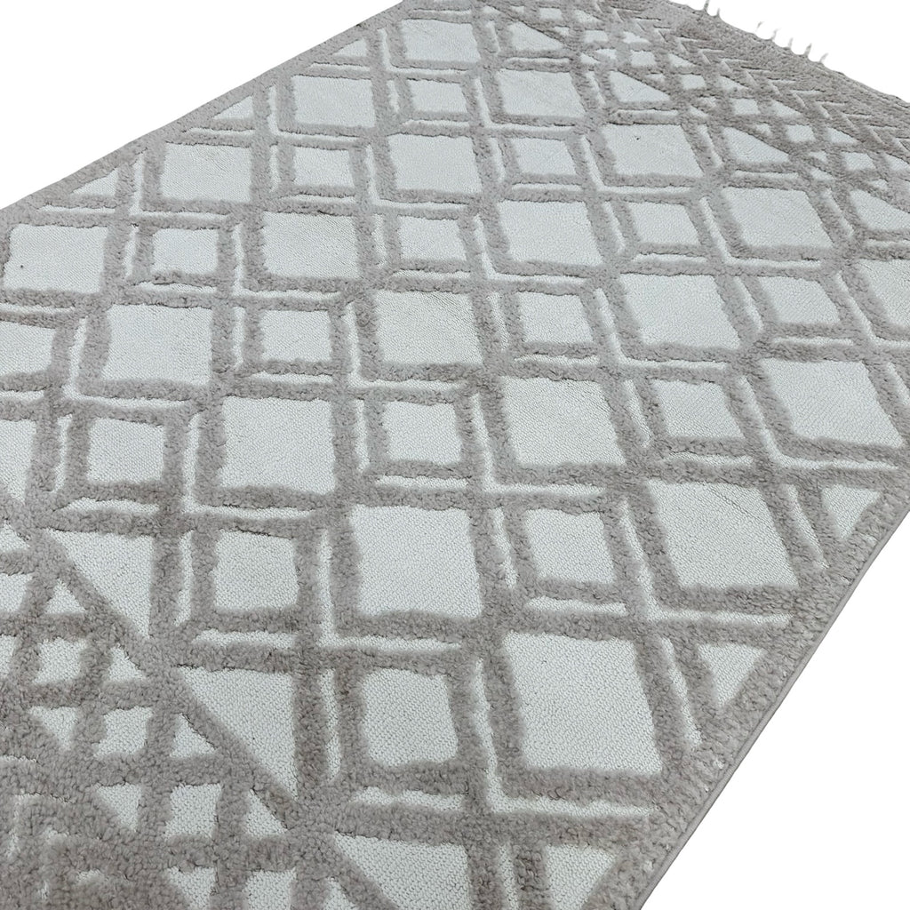 230 x 160 cm Moroccan Style Diamond Pattern Rug