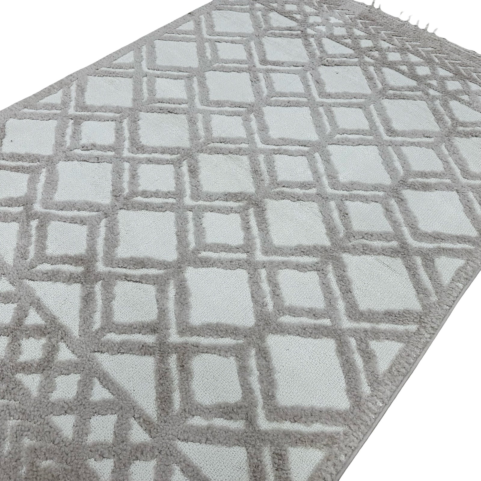 230 x 160 cm Moroccan Style Diamond Pattern Rug