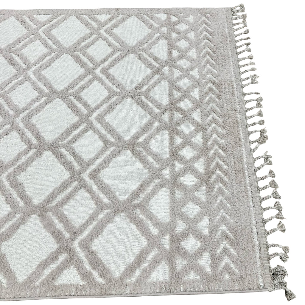 230 x 160 cm Moroccan Style Diamond Pattern Rug