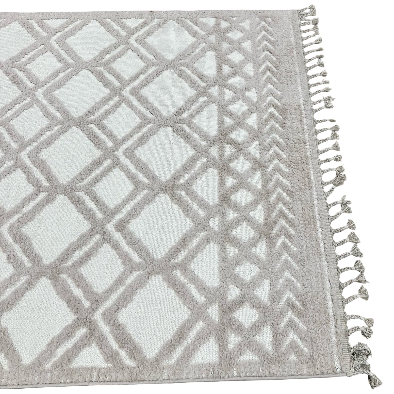 230 x 160 cm Moroccan Style Diamond Pattern Rug