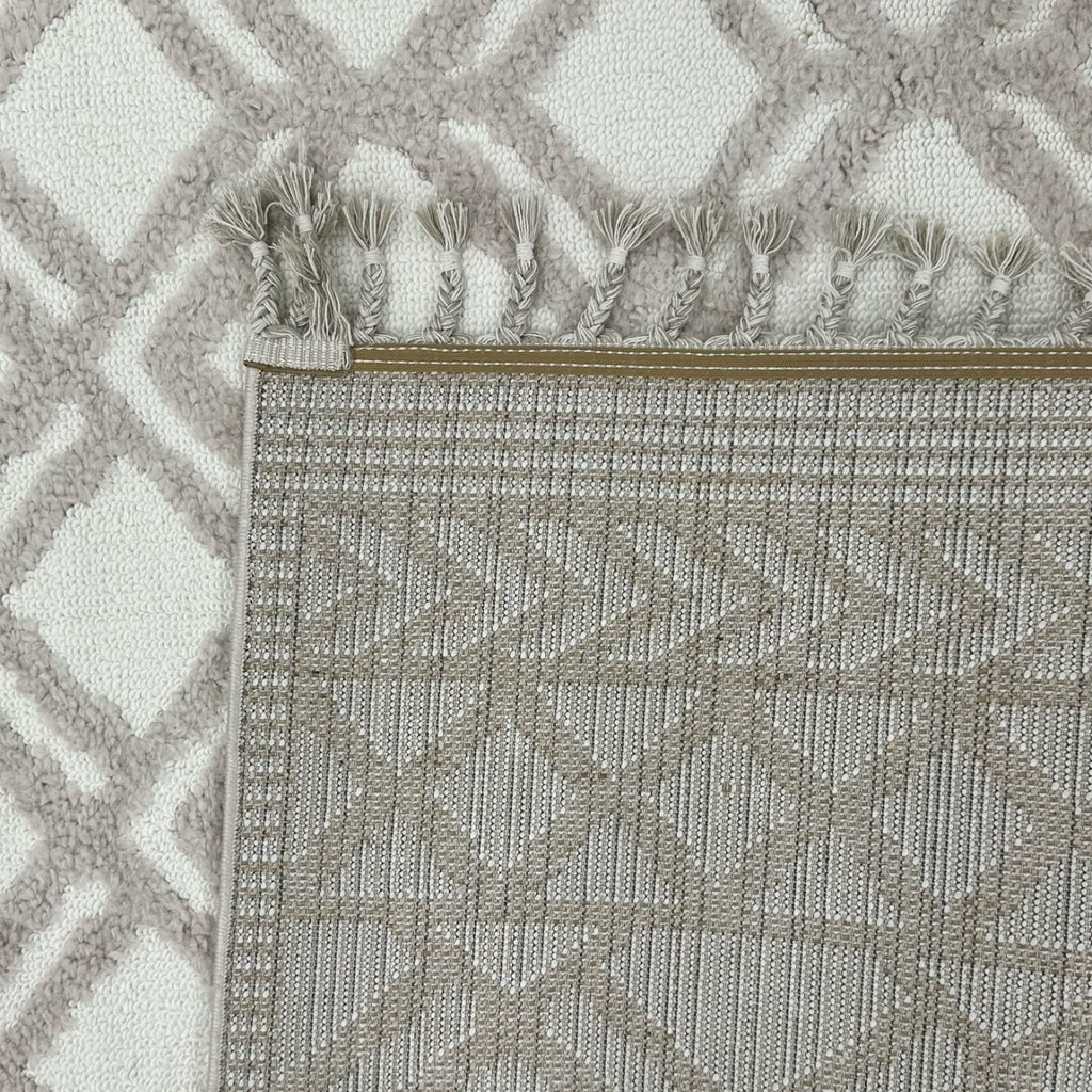 230 x 160 cm Moroccan Style Diamond Pattern Rug