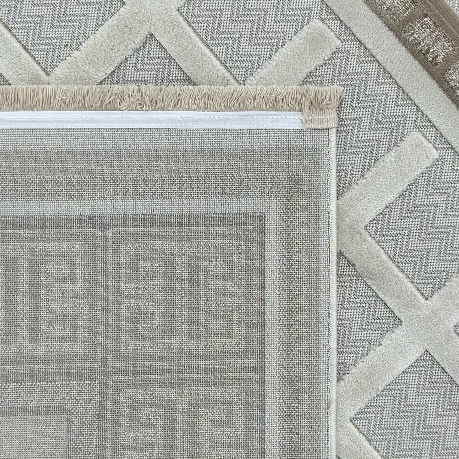 230 x 160 cm Modern Greek Key Border Rug