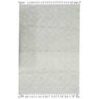 230 x 160 cm Minimal Moroccan Diamond Textured Rug