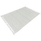 230 x 160 cm Minimal Moroccan Diamond Textured Rug