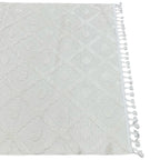 230 x 160 cm Minimal Moroccan Diamond Textured Rug