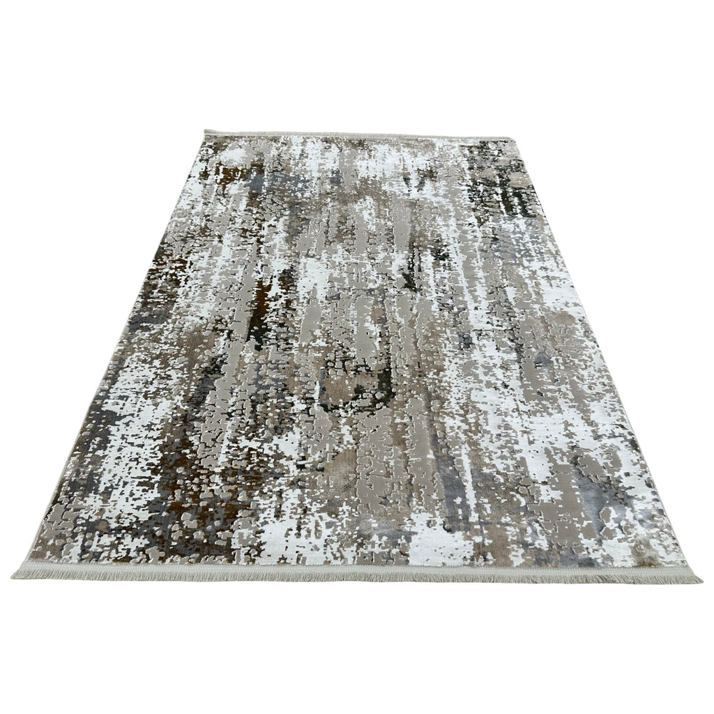 230 x 160 cm Modern Abstract Distressed Rug