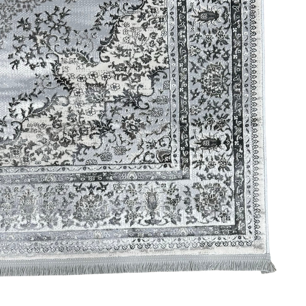 230 x 160 cm Classic Vintage-Inspired Medallion Rug