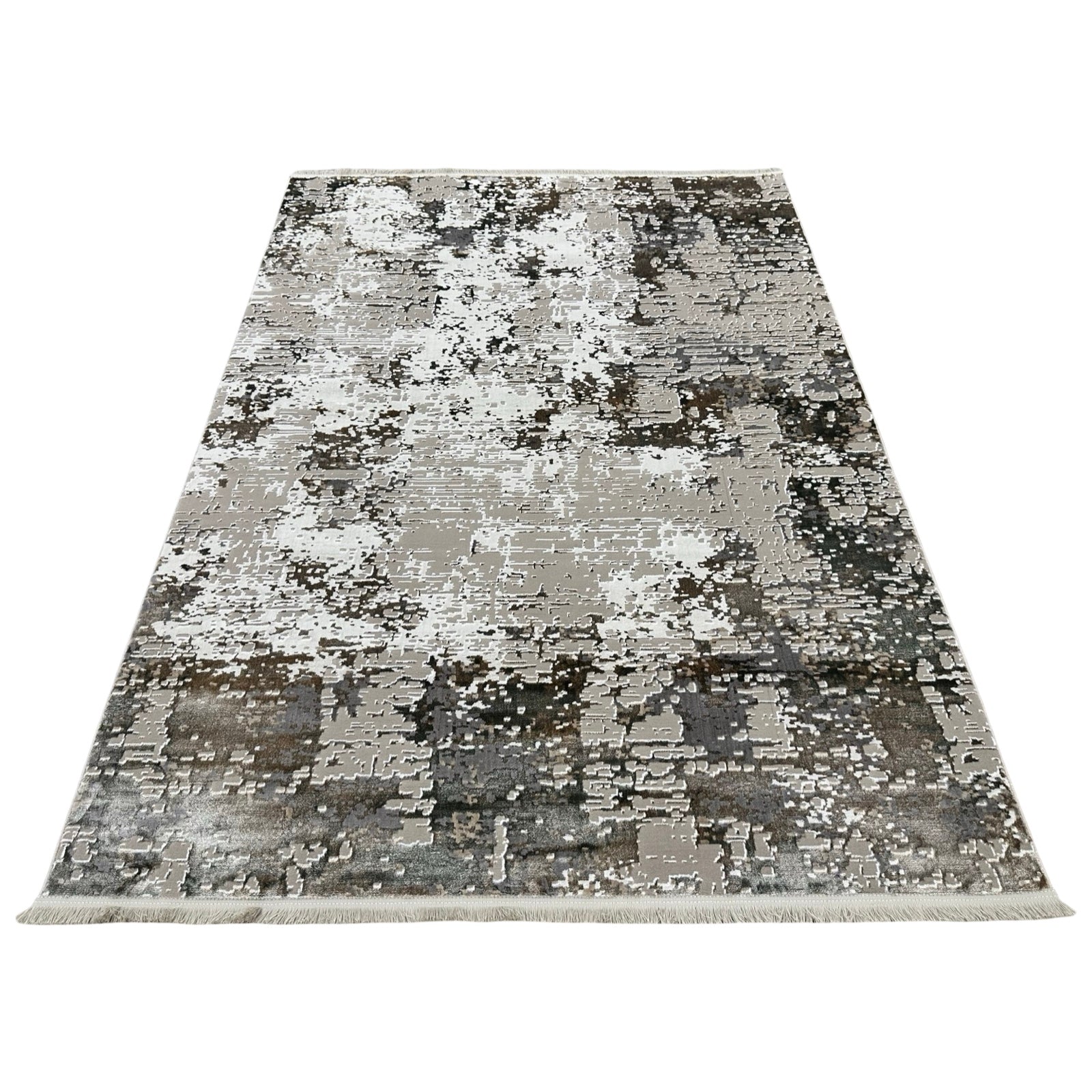 230 x 160 cm Modern Abstract Distressed Rug