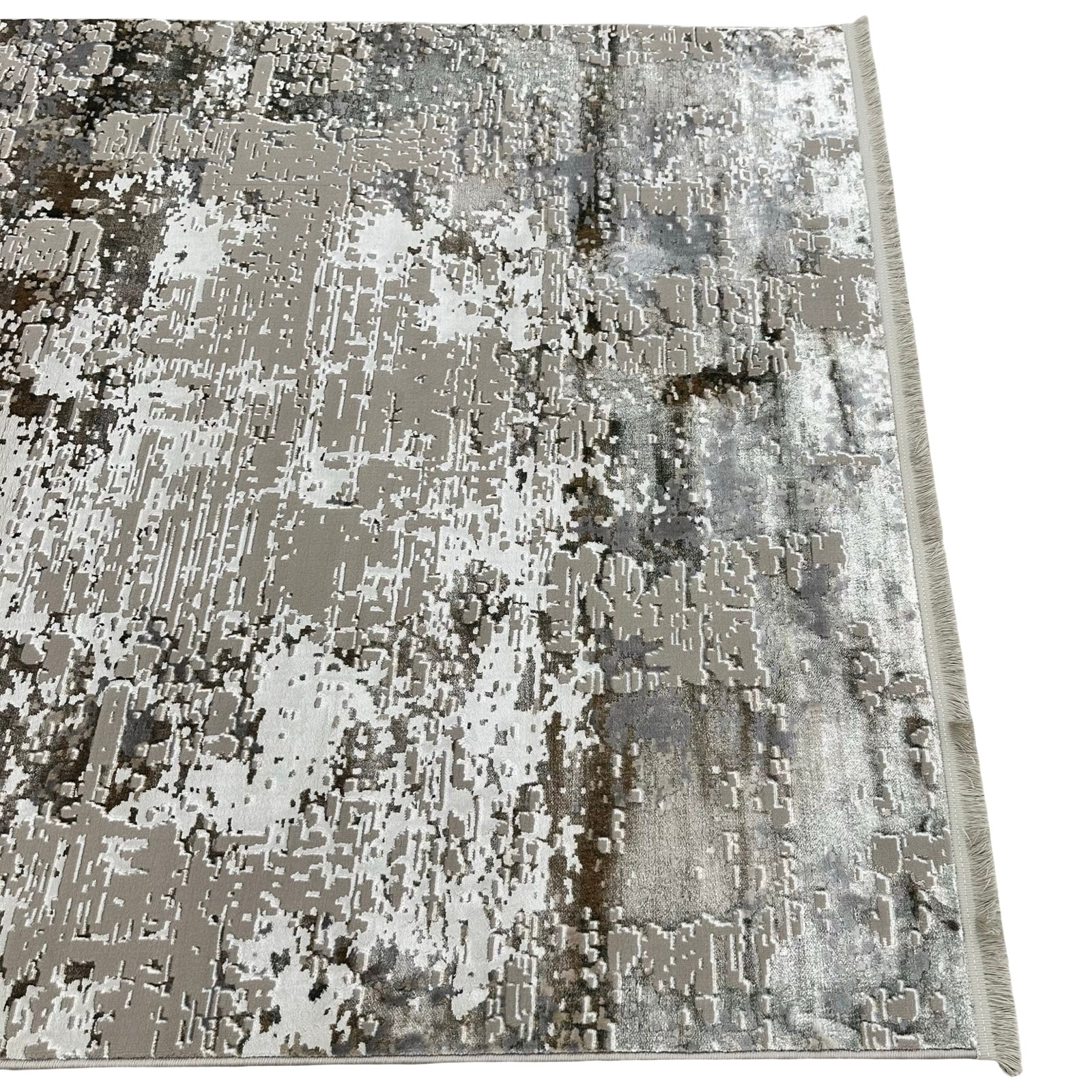 230 x 160 cm Modern Abstract Distressed Rug