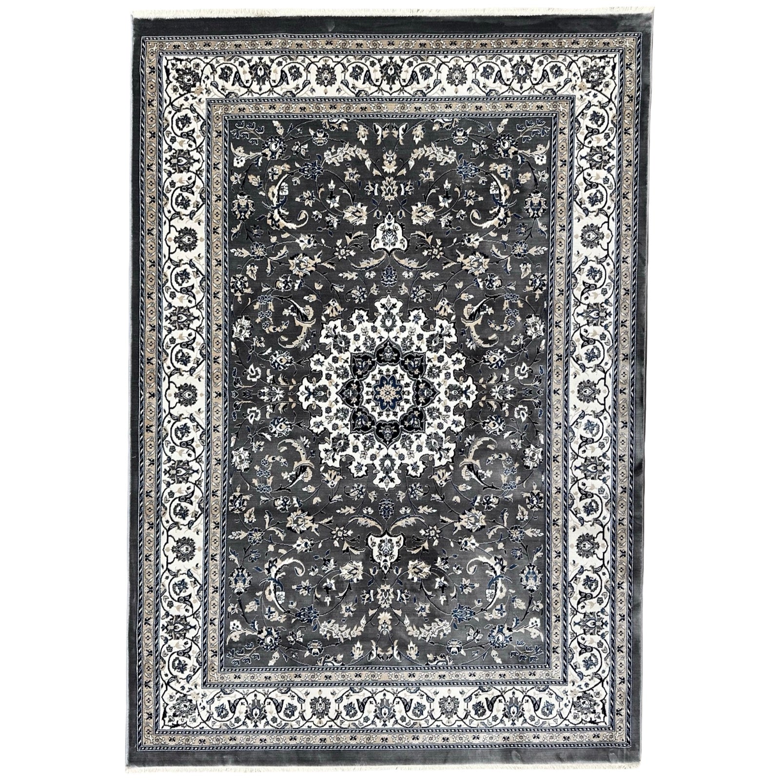 230 x 160 cm Turkish Persian Design Rug with Classic Floral Medallion
