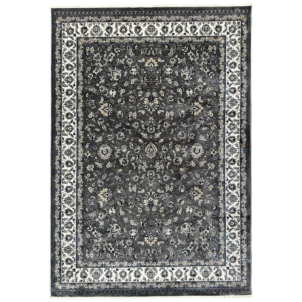 230 x 160 cm Turkish Persian Design Rug with All-Over Floral Pattern