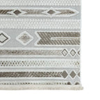 Moroccan style tribal geometric rug detail