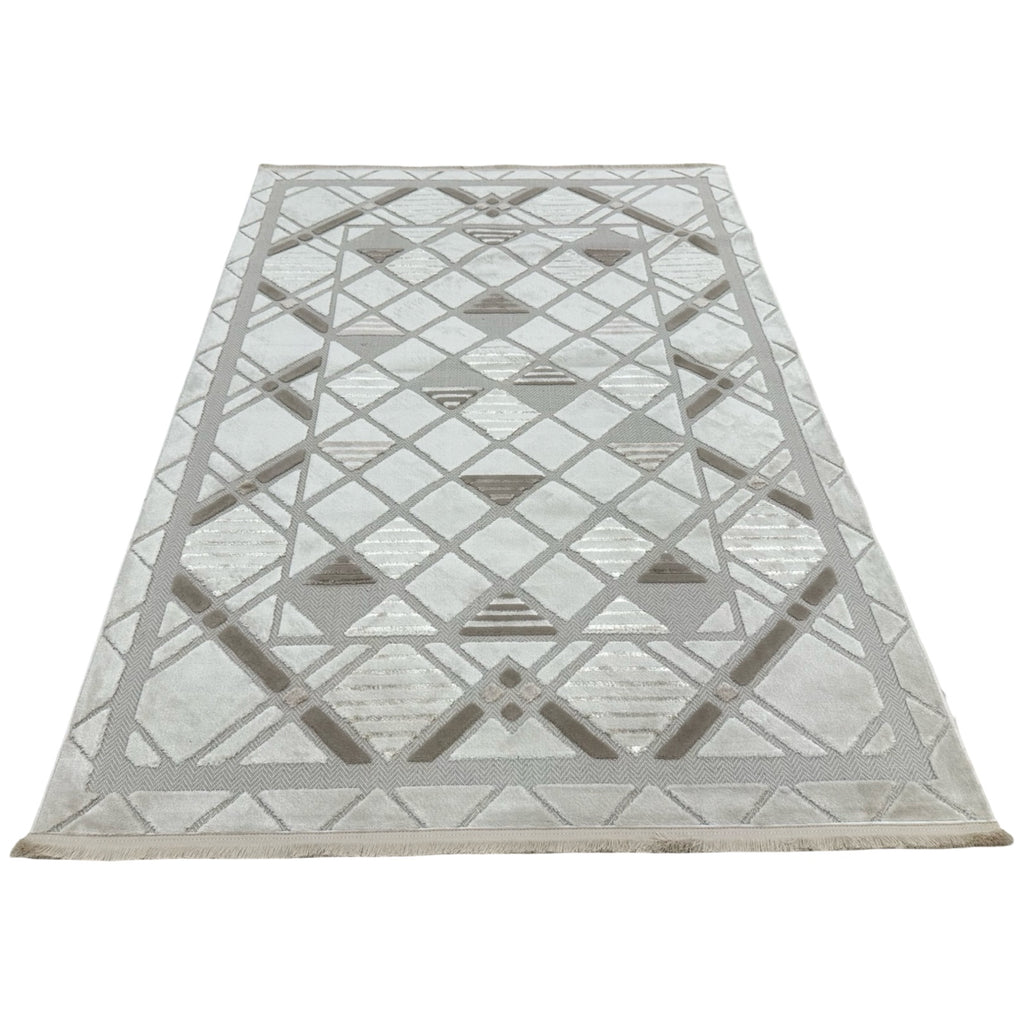 Moroccan style lattice rug detail