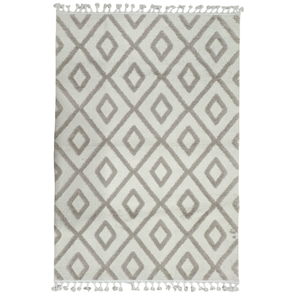 230 x 160 cm Moroccan Style Diamond Pattern Rug