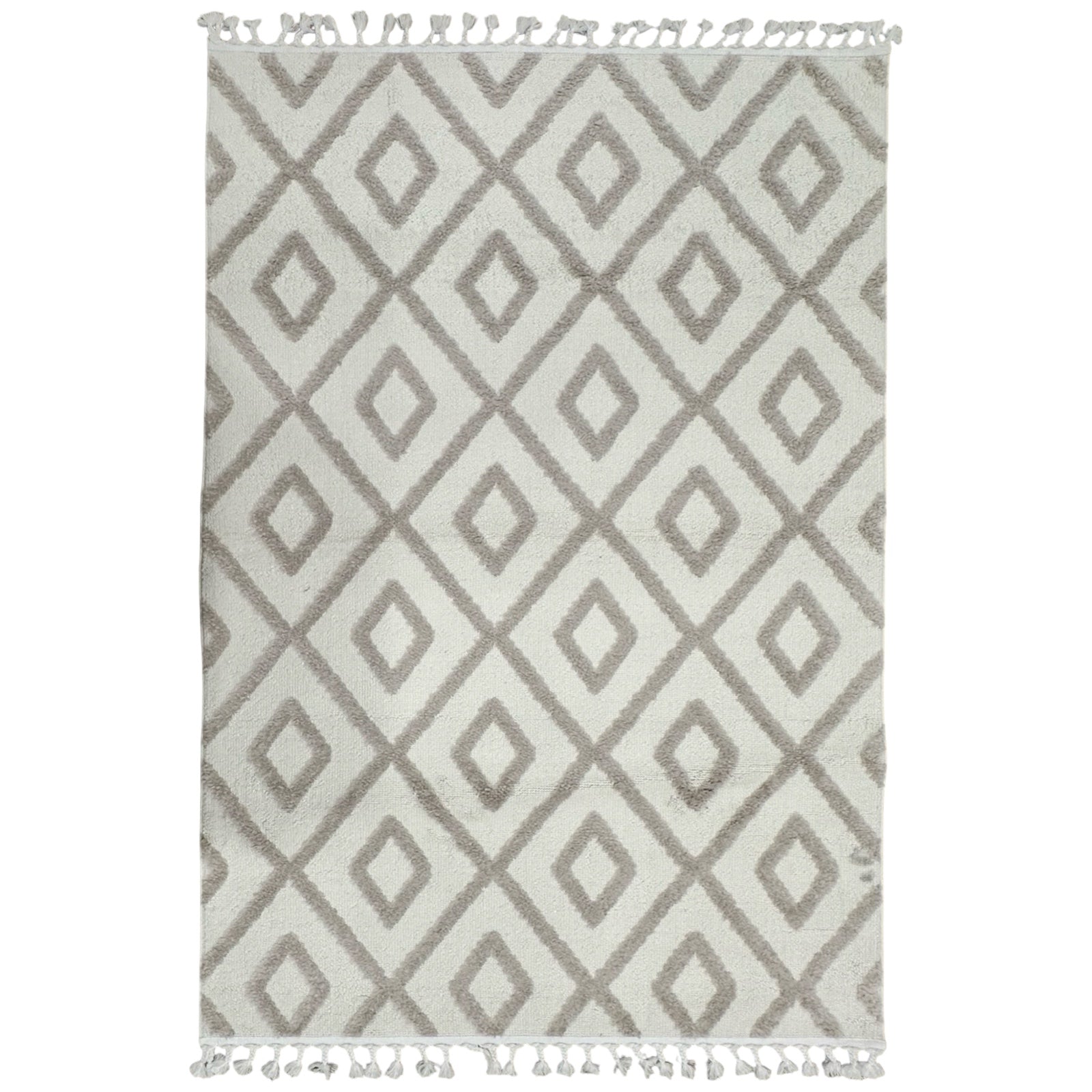 230 x 160 cm Moroccan Style Diamond Pattern Rug