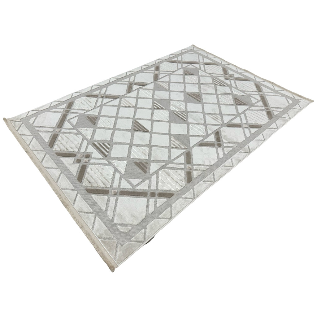Moroccan style lattice rug detail