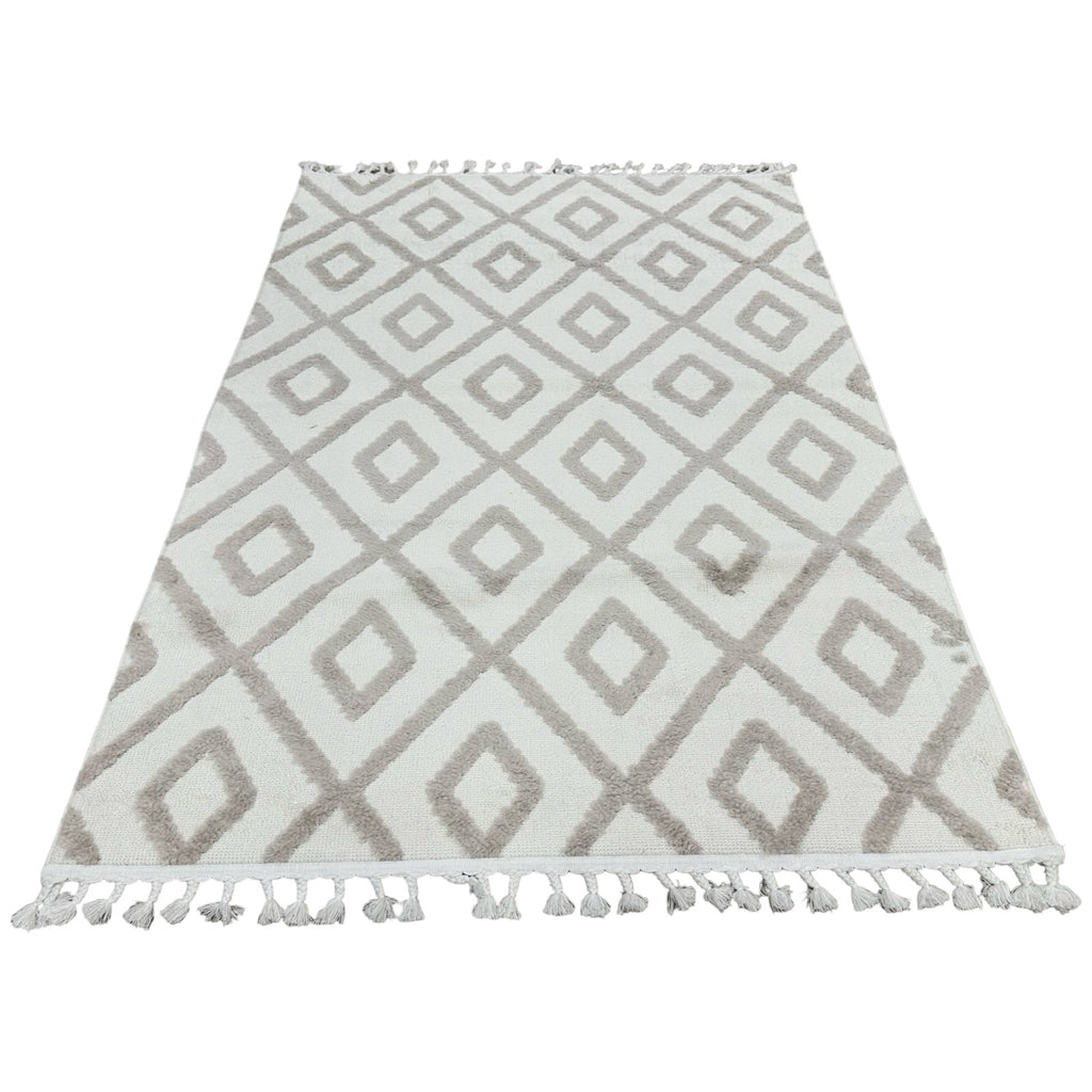 230 x 160 cm Moroccan Style Diamond Pattern Rug