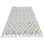 230 x 160 cm Moroccan Style Diamond Pattern Rug