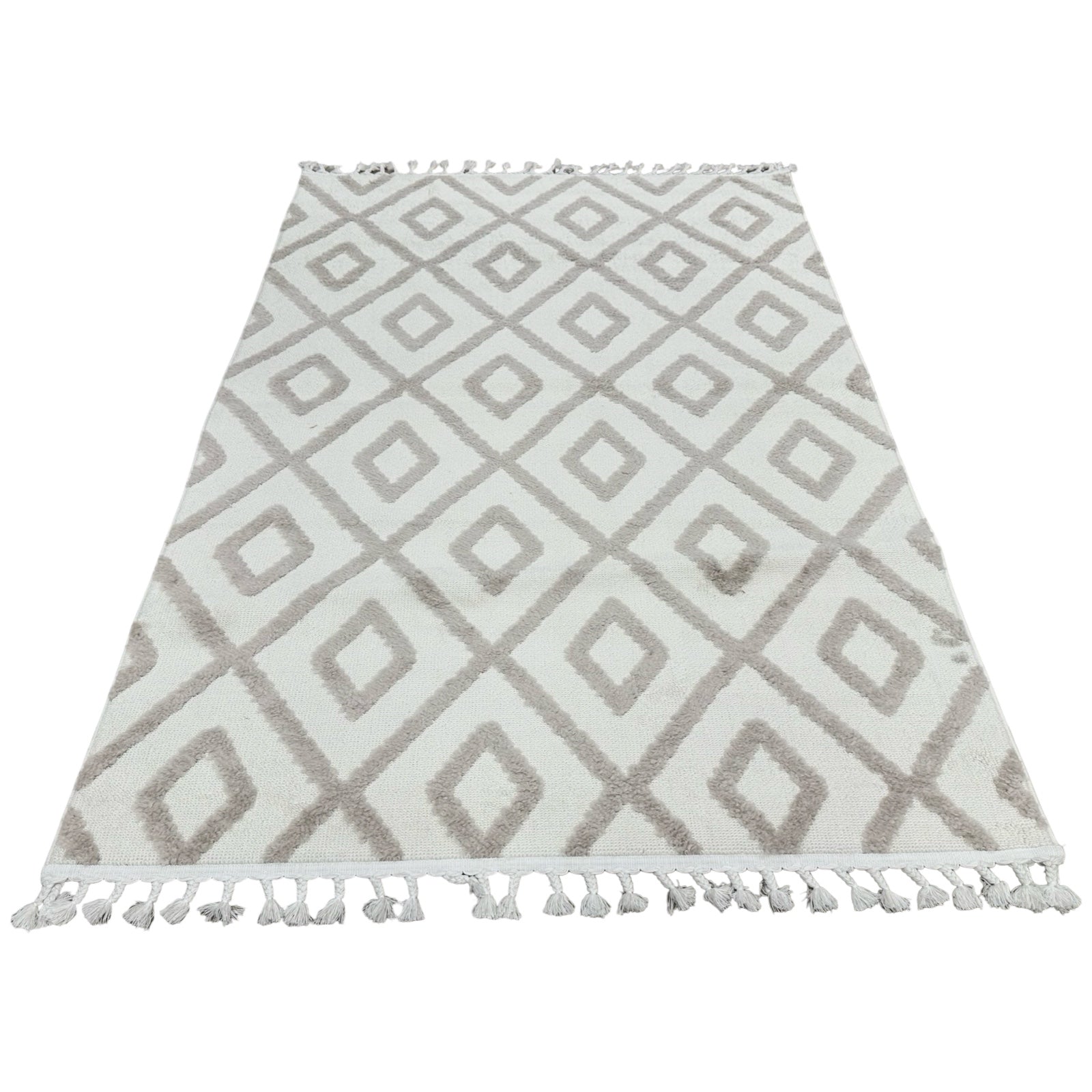 230 x 160 cm Moroccan Style Diamond Pattern Rug