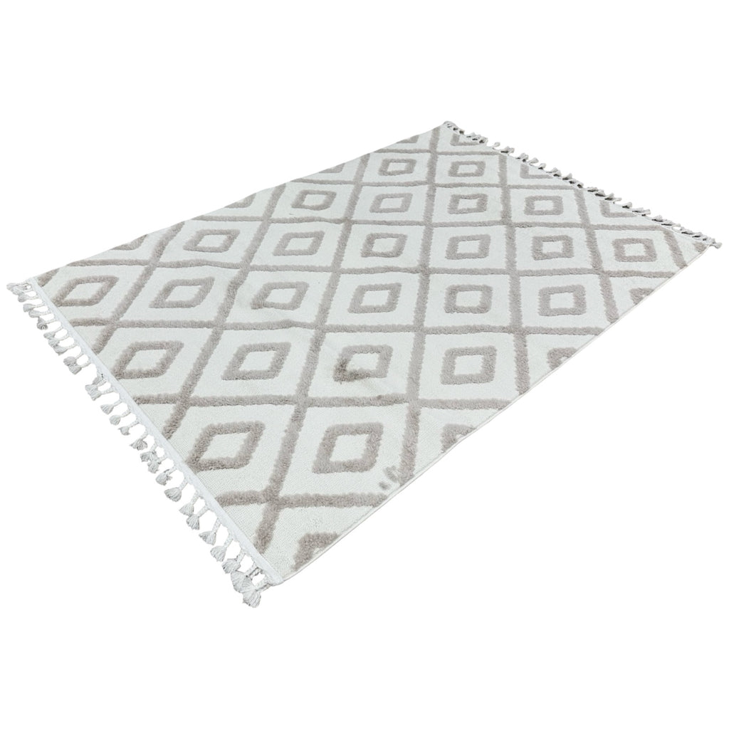 230 x 160 cm Moroccan Style Diamond Pattern Rug