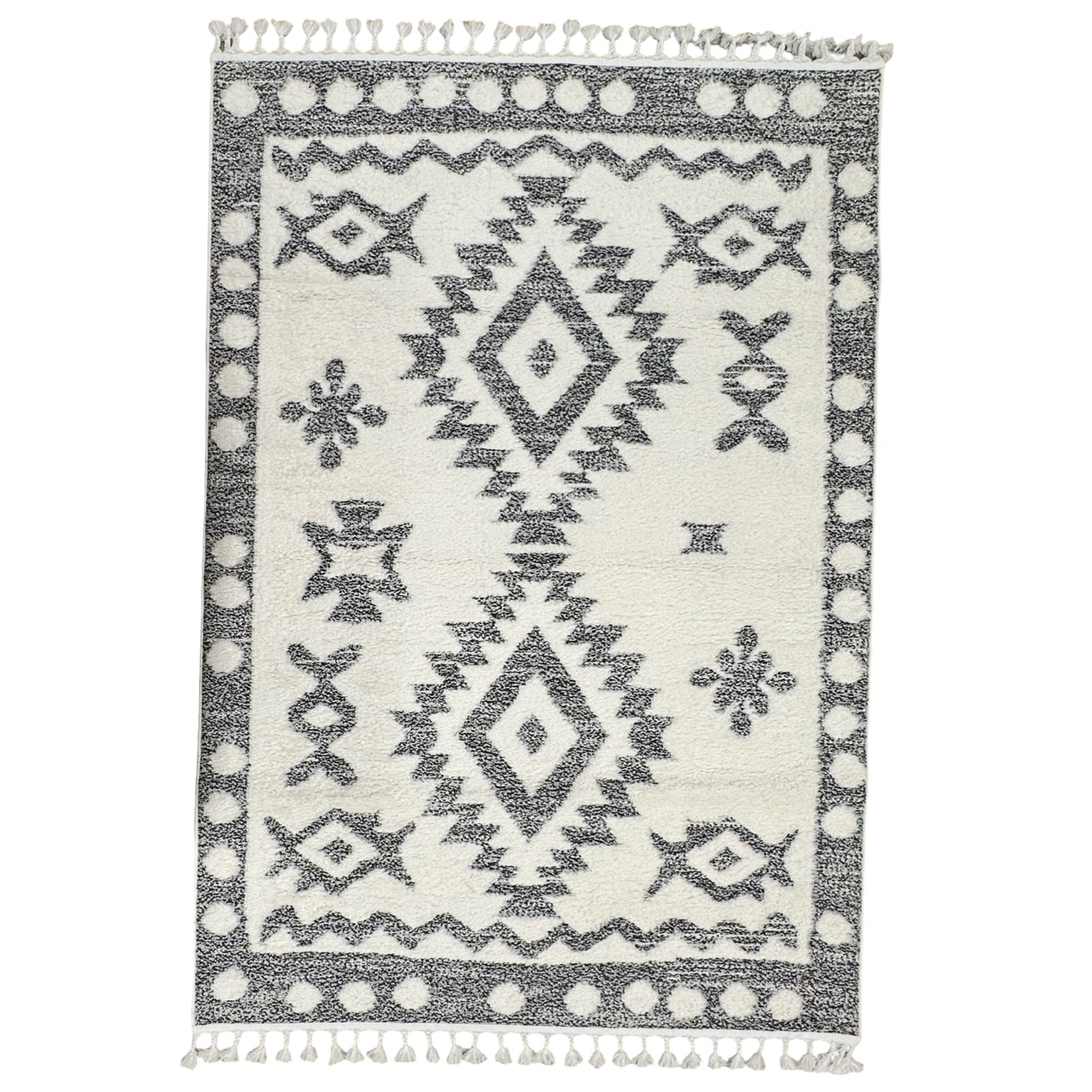 230 x 160 cm Moroccan Style Diamond Pattern Rug