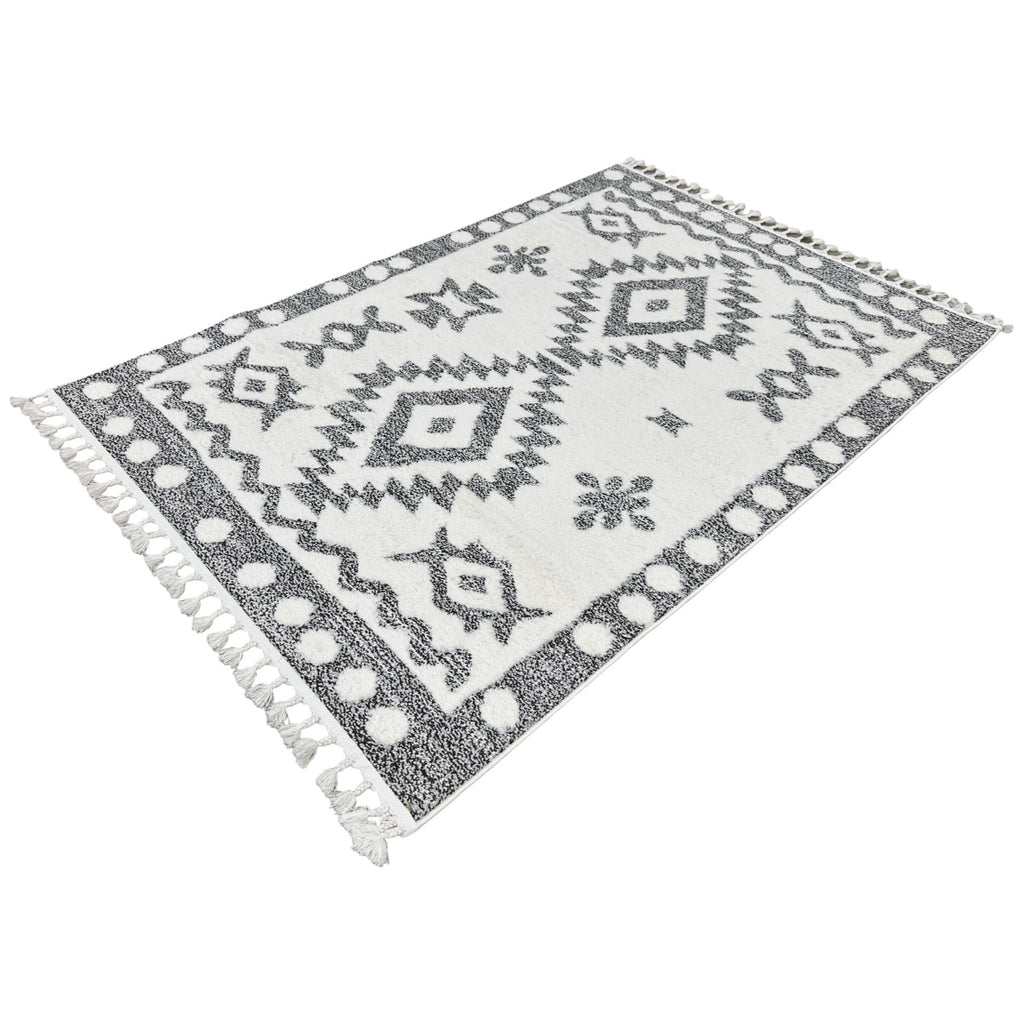 230 x 160 cm Moroccan Style Diamond Pattern Rug