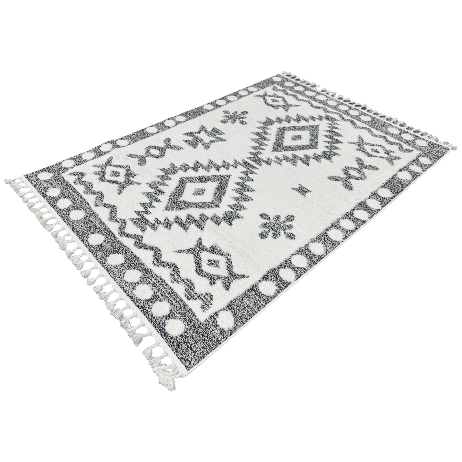 230 x 160 cm Moroccan Style Diamond Pattern Rug