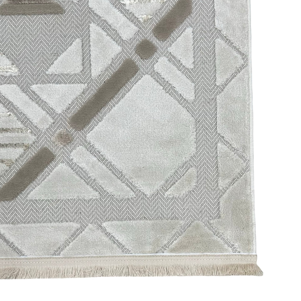 Moroccan style lattice rug detail