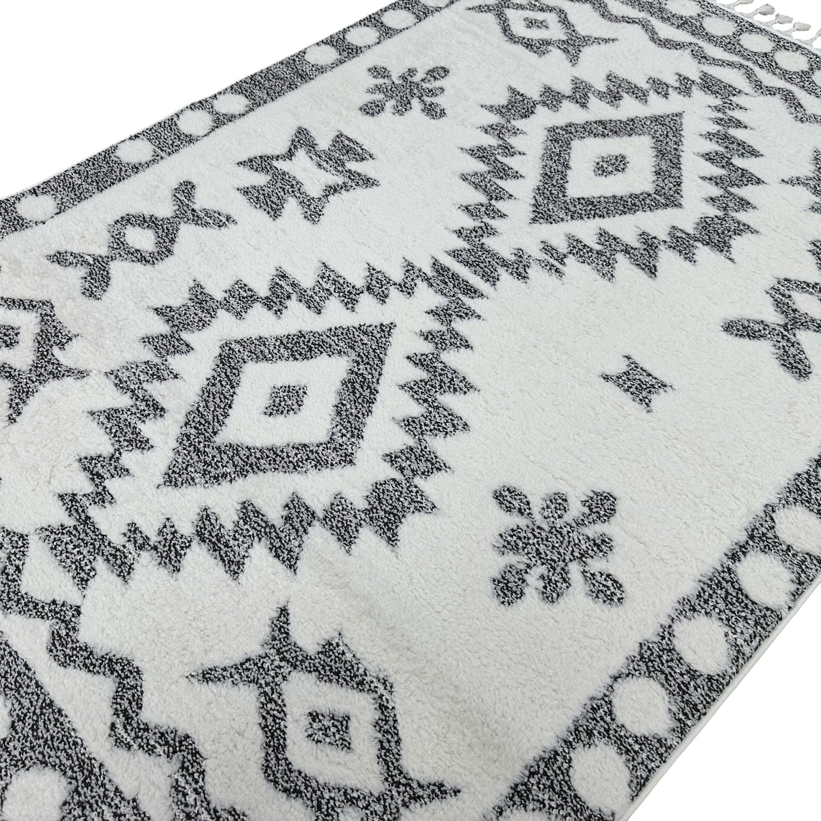 230 x 160 cm Moroccan Style Diamond Pattern Rug