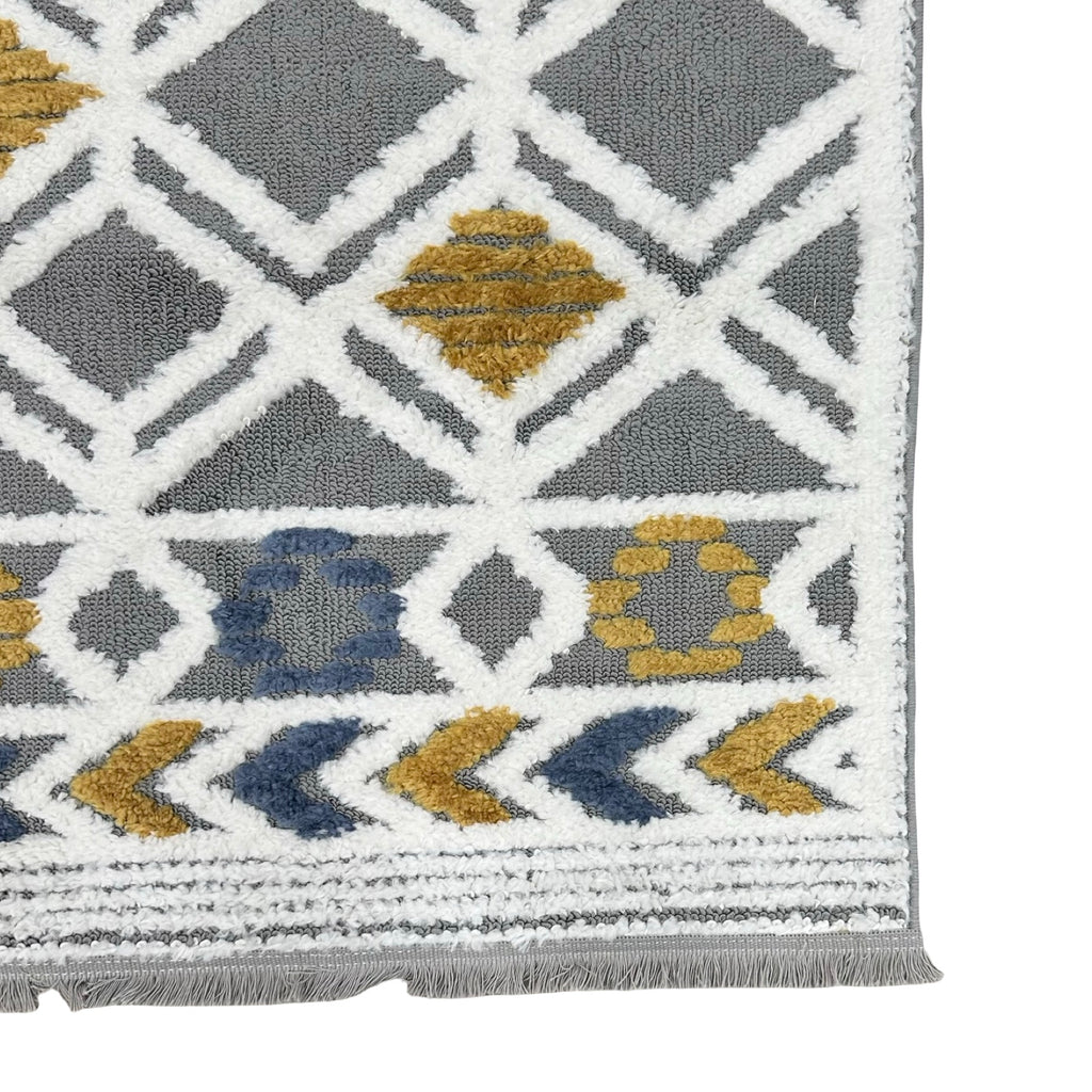 230 x 160 cm Moroccan Style Diamond Pattern Rug