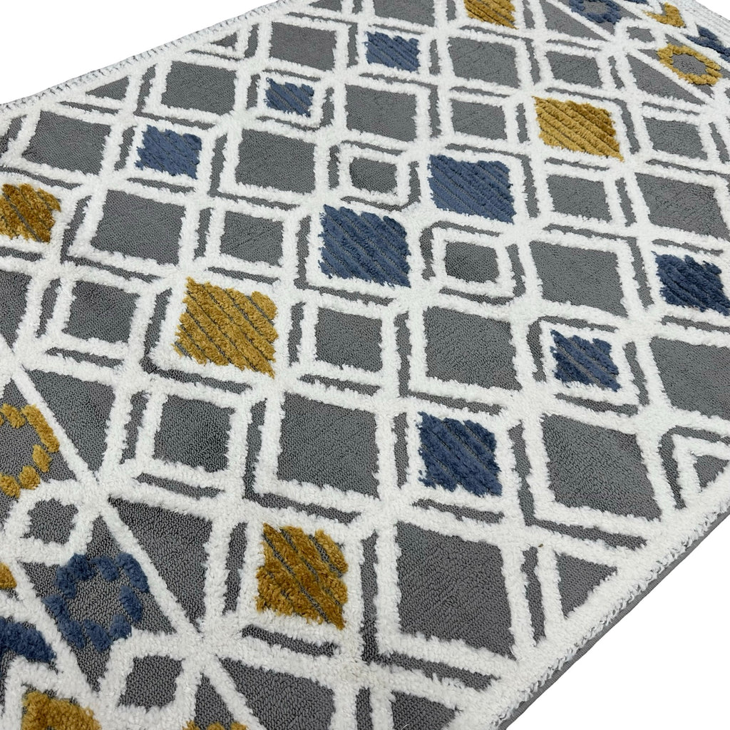 230 x 160 cm Moroccan Style Diamond Pattern Rug