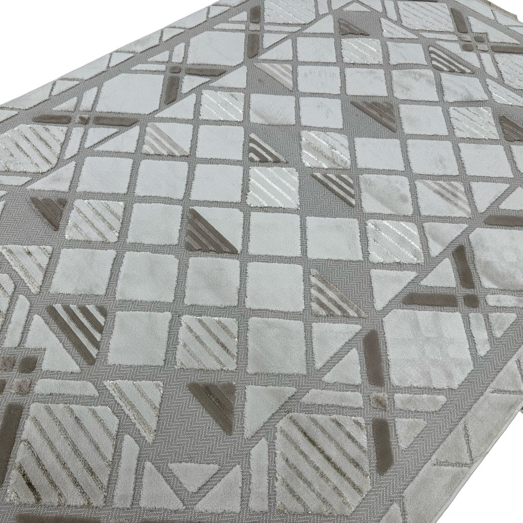 Moroccan style lattice rug detail