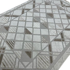 Moroccan style lattice rug detail