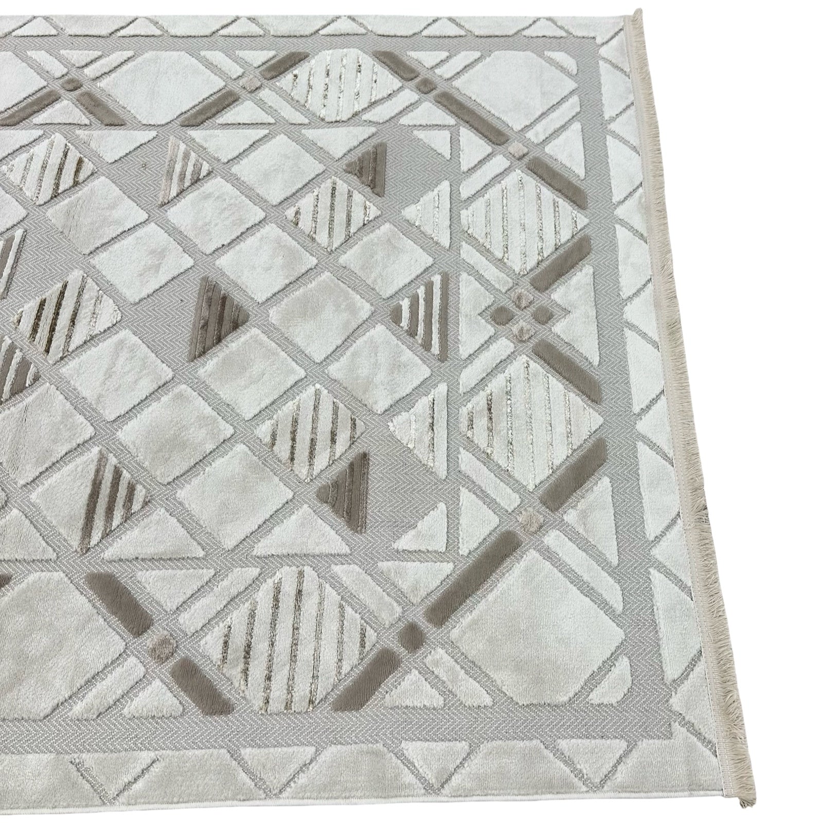Moroccan style lattice rug detail