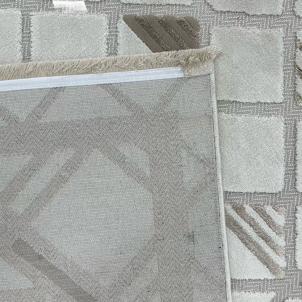 Moroccan style lattice rug detail