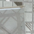 Moroccan style lattice rug detail