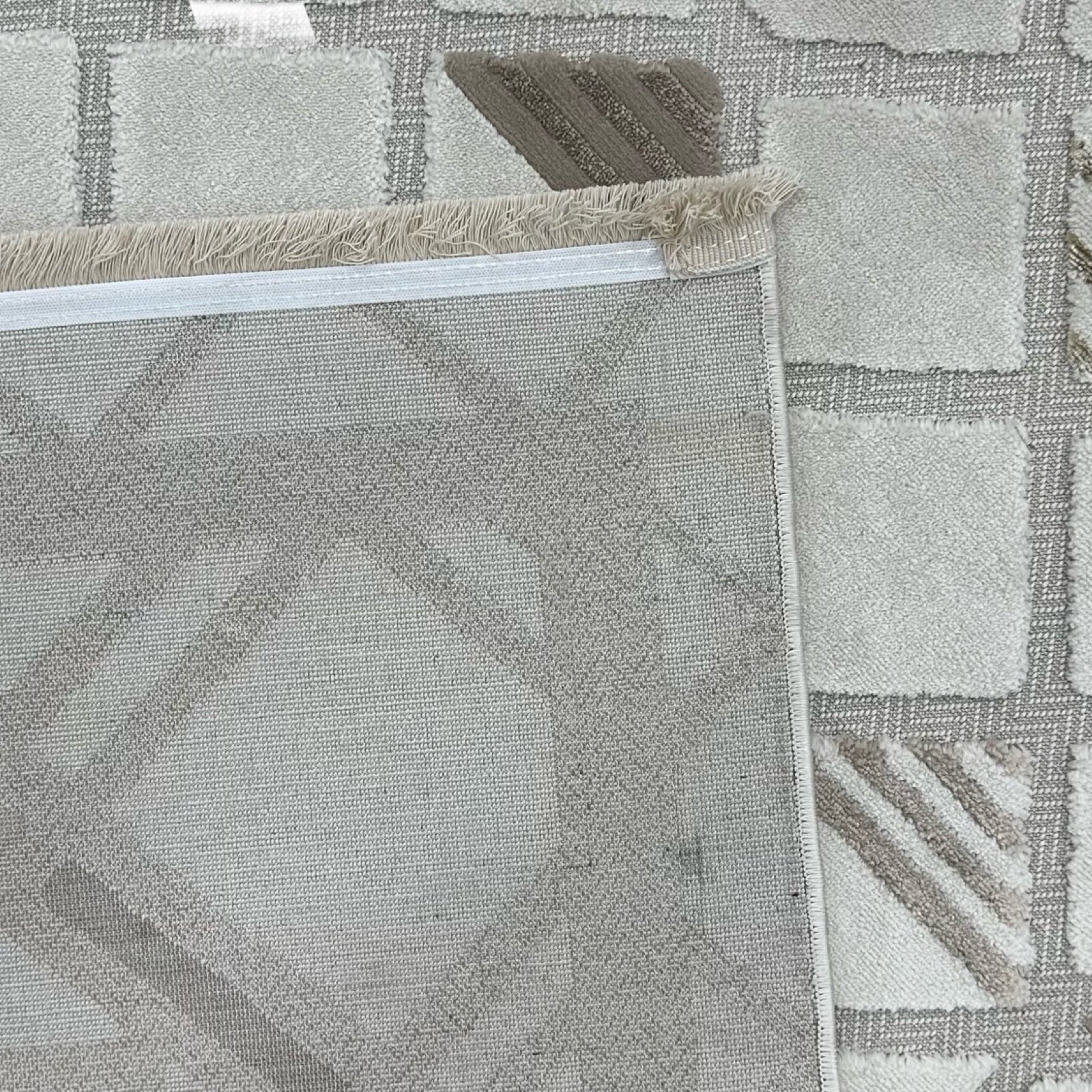 Moroccan style lattice rug detail