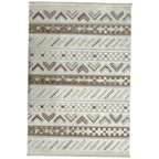 230 x 160 cm Moroccan Style Rug with Chevron Stripe Geometric Pattern