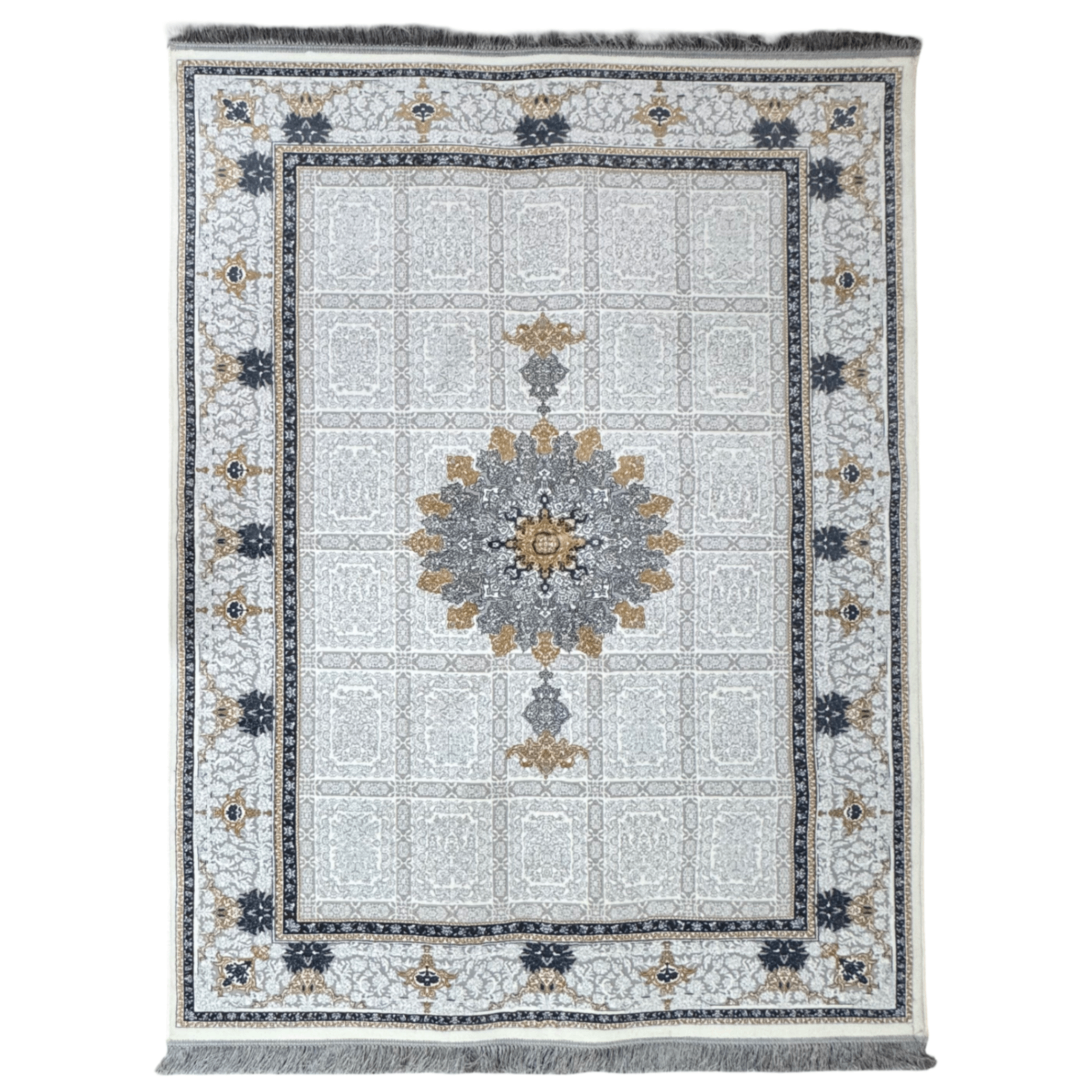 230cm x 160cm Floral Persian Design Machine Made Rug