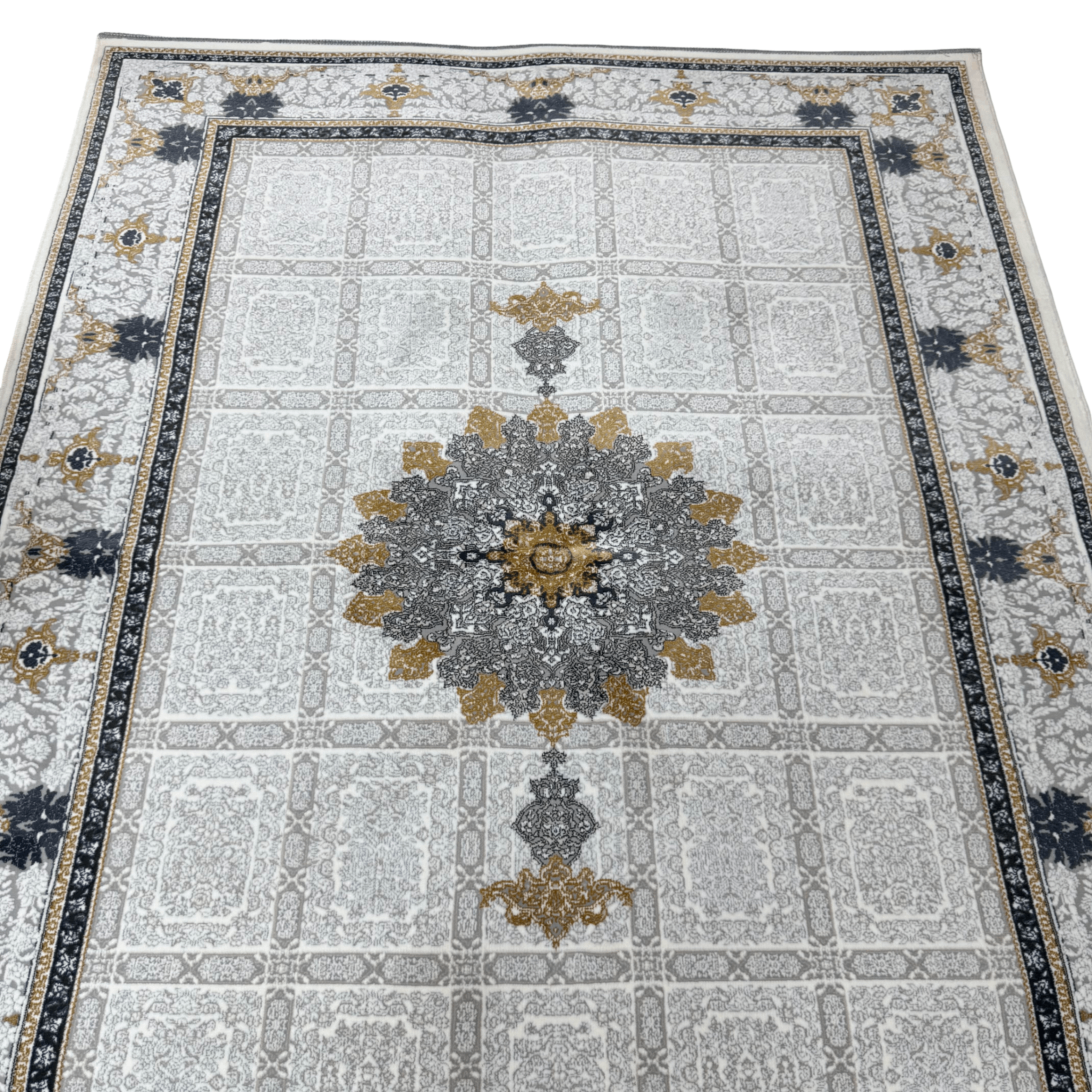 230cm x 160cm Floral Persian Design Machine Made Rug