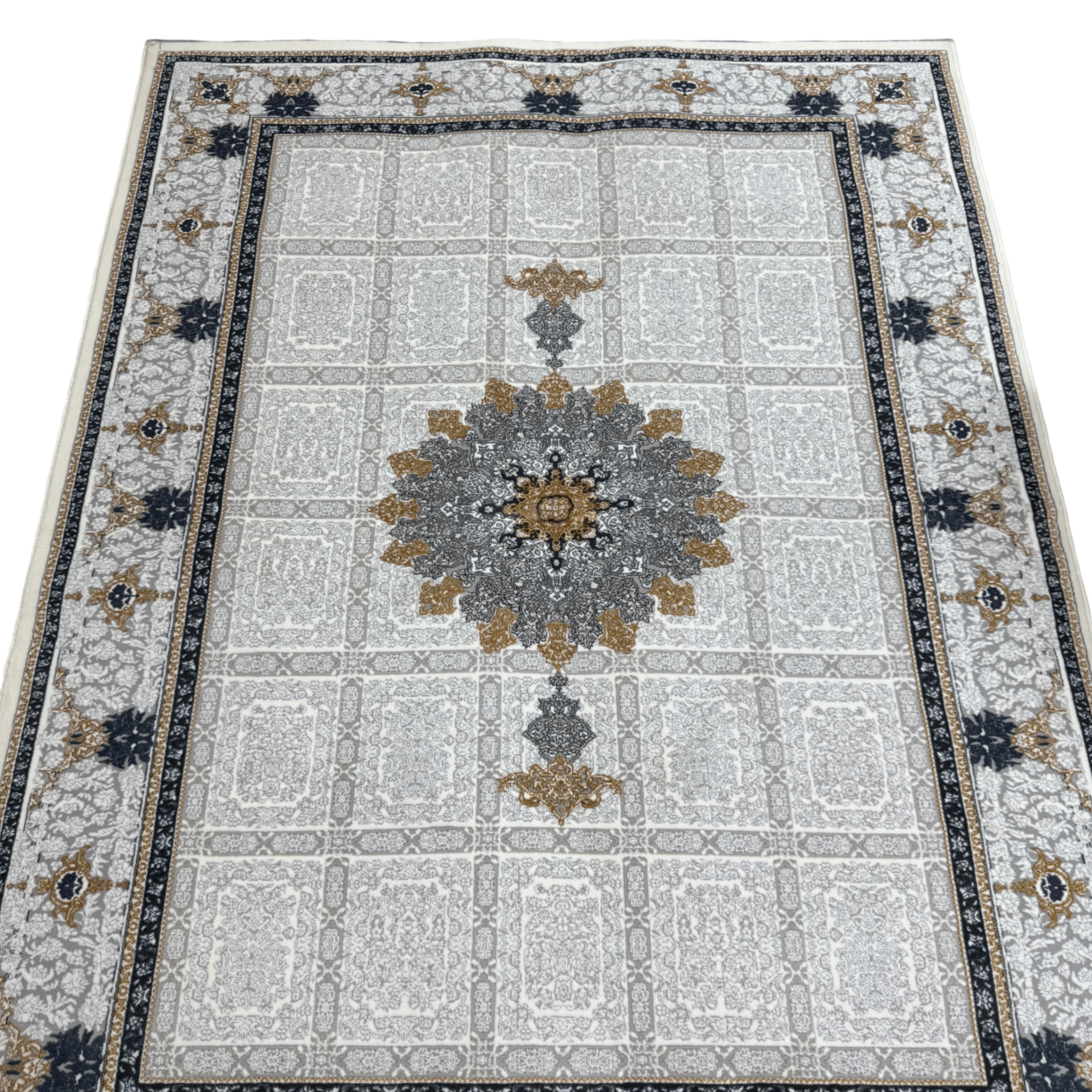 230cm x 160cm Floral Persian Design Machine Made Rug