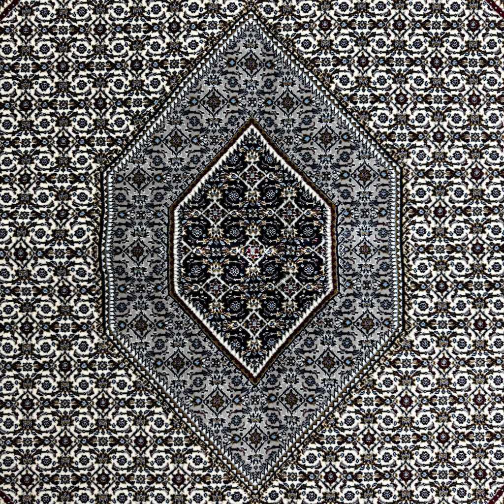 230 x 160 cm Vintage Persian Beige Machine-Made Rug