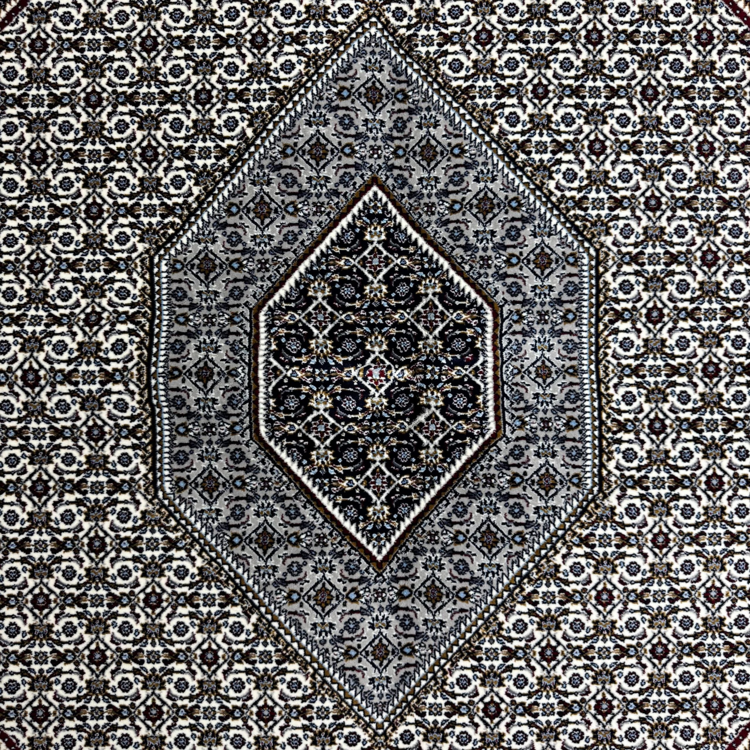 230 x 160 cm Vintage Persian Beige Machine-Made Rug