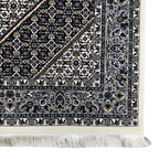 230 x 160 cm Vintage Persian Beige Machine-Made Rug