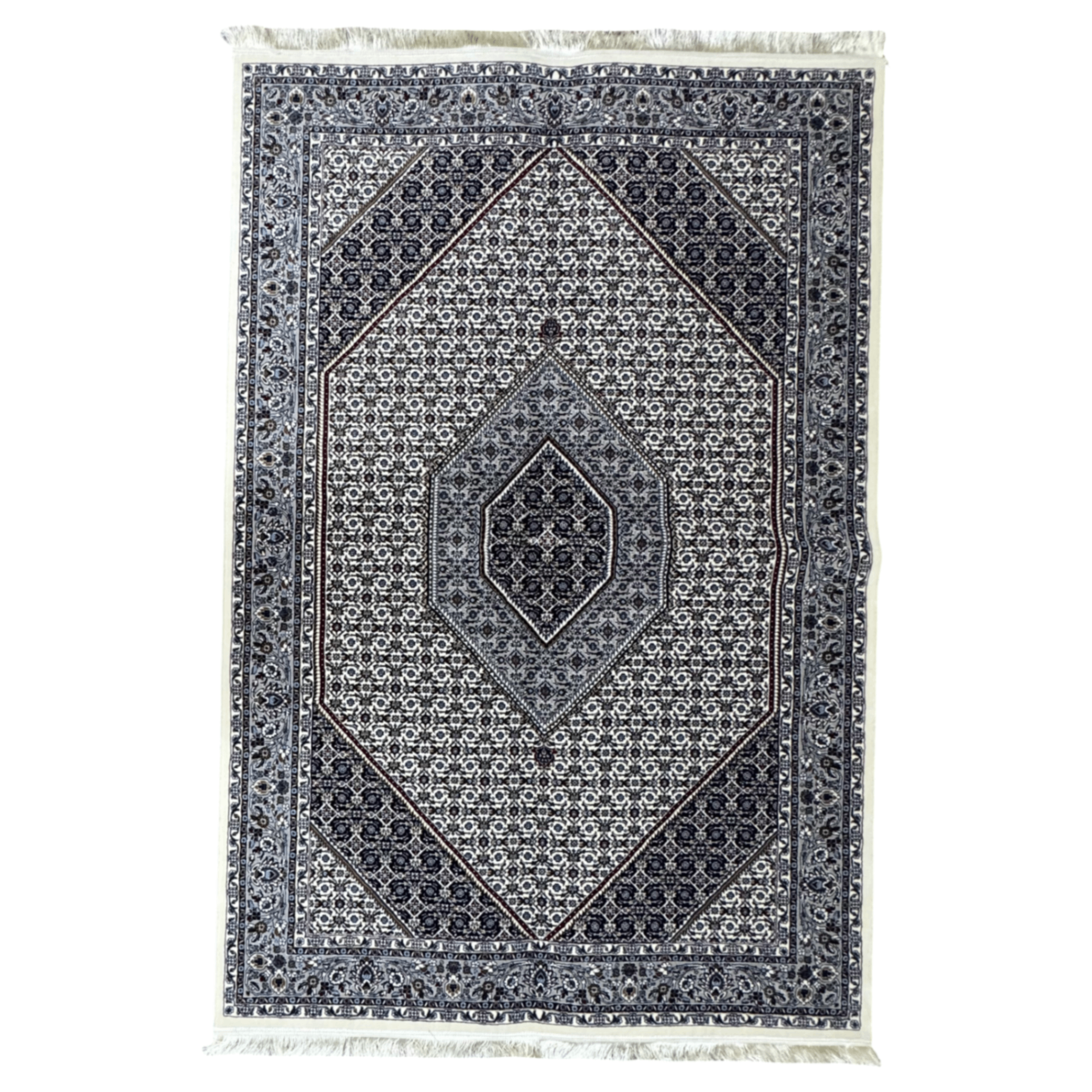 230 x 160 cm Vintage Persian Beige Machine-Made Rug
