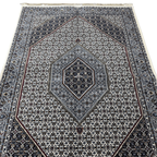 230 x 160 cm Vintage Persian Beige Machine-Made Rug