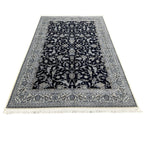 230 x 160 cm Persian Nain Floral Design Machine-Made Rug