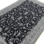 230 x 160 cm Persian Nain Floral Design Machine-Made Rug